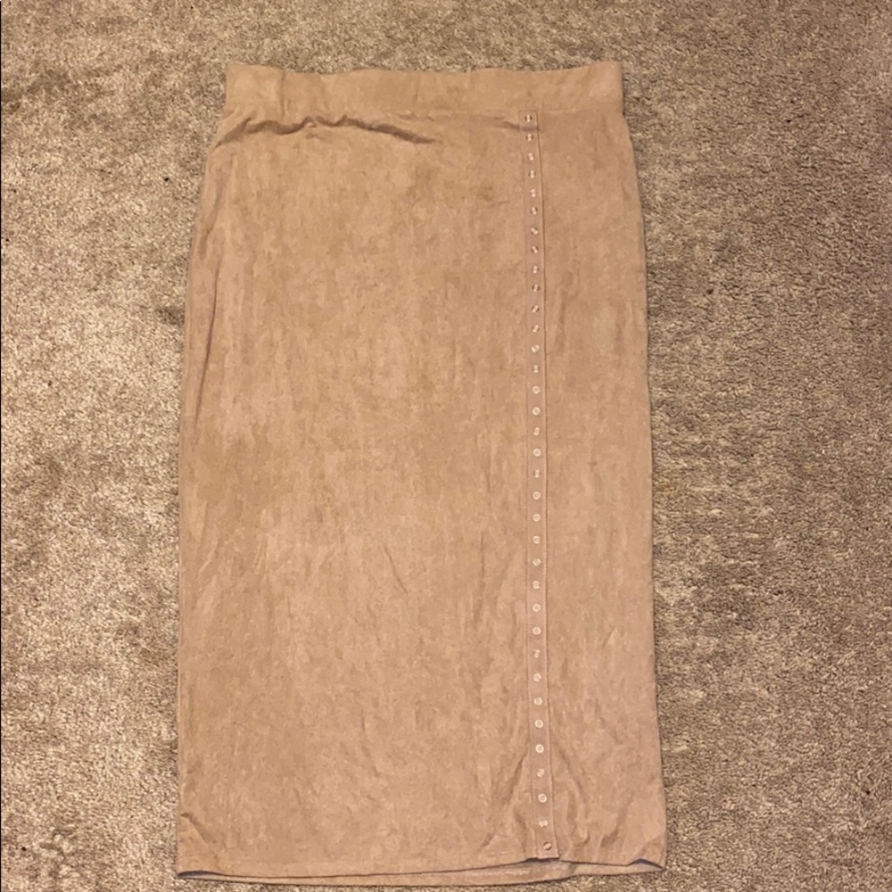 Fashion Nova Bend It and Snap Skirt